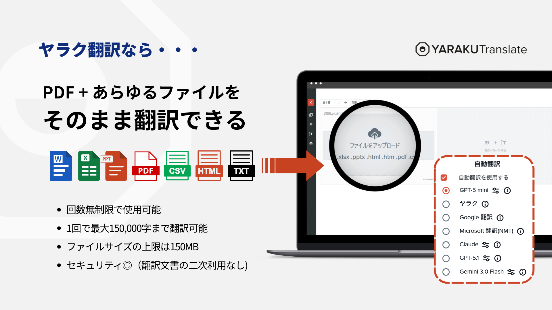 txt（テキスト）ファイルをまるごと翻訳する3つの方法 - ヤラク翻訳